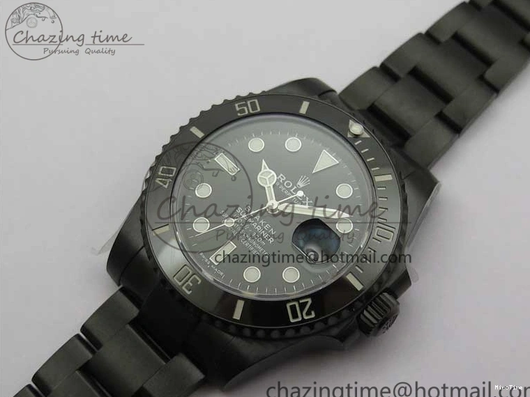 MiroTime 0426 Submariner Blaken W Date 904L PVD V6F 1:1 Best Edition A WrinkleFree 2879